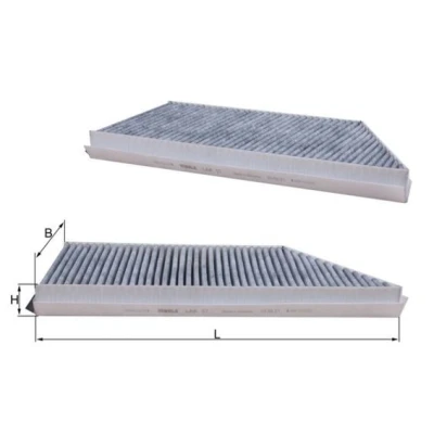 Billede af MAHLE ORIGINAL LAK 57 Kabinefilter Aktivkulfilter 337,5 173 30,0 PEUGEOT: 206 Hatchback, 206+ SW