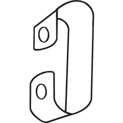 Billede af BOSAL 251 235 Holder, udstødningssystem VOLKSWAGEN: TRANSPORTER 4 Bus, GOLF 1, 2