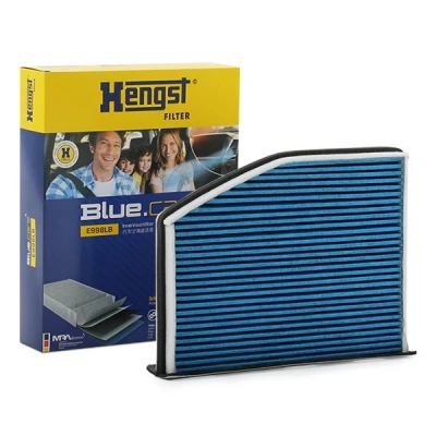 Billede af HENGST FILTER E998LB Kabinefilter med antibakteriel virkning 286 215 57 VOLKSWAGEN: Passat B6 Variant, B7 GOLF 6