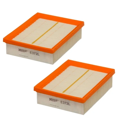 Billede af HENGST FILTER E372L 2 Luftfilter 50 140 186 Filterindsats VOLKSWAGEN: Lupo / 3L, Caddy Kastenwagen, Polo III Hatchback, SEAT: Córdoba I Vario