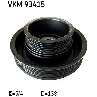 Billede af SKF VKM 93415 Remskive Krumtapaksel 131.10 / 79.5mm 5, 6
