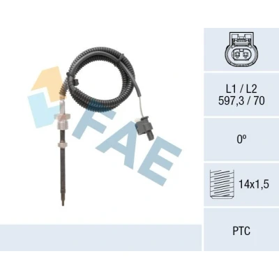 Billede af FAE 68018 Sensoren MERCEDES BENZ: E klasse T modell, Sedan, C modell