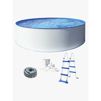 Billede af Swim &amp; Fun Kreta Pool XL Round Ø360 x 120 cm, White