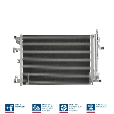 Billede af NISSENS 940830 Kondensator med tørrer Aluminium 635 R 134a