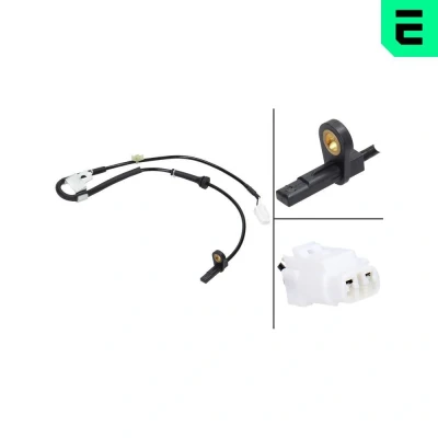 Billede af OPTIMAL 06 S482 ABS sensor højre foraksel aktiv 715mm SUZUKI: SWIFT 3, Splash Hatchback, OPEL: Agila B