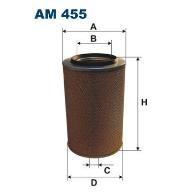 Billede af FILTRON AM 455 Luftfilter 378 242 Filterindsats MERCEDES BENZ: LK/LN2