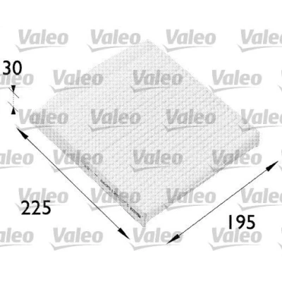 Billede af VALEO CLIMFILTER COMFORT 698512 Kabinefilter Partikelfilter 225 195 30 RENAULT: Scénic 1