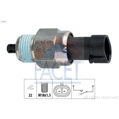 Billede af FACET 7.6142 Kontakt, baklygte Made in Italy OE Equivalent FIAT: 500 Hatchback, Stilo Fiorino III Van / Stationcar