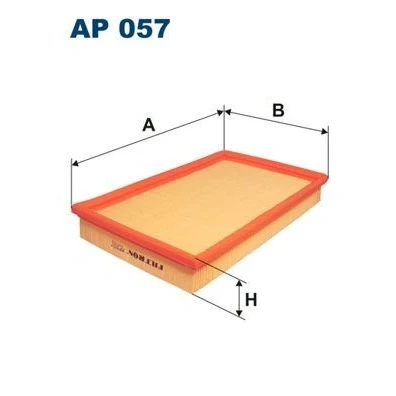 Billede af FILTRON AP 057 Luftfilter 41 184 285 Filterindsats OPEL: Calibra A, Vectra A CC, Sedan