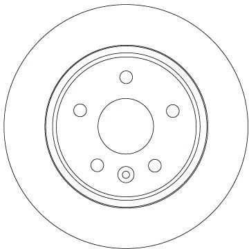 Billede af TRW DF6846 Bremseskiver 264 10 5 105 fuldstændigt lakeret OPEL: Astra K Sports Tourer, Hatchback