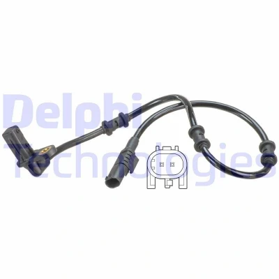 Billede af DELPHI SS20595 ABS sensor aktiv 575 MERCEDES BENZ: ML klasse