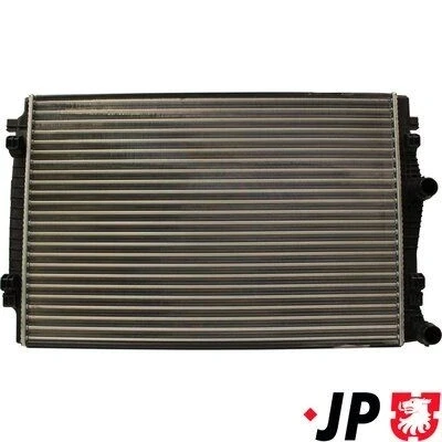 Billede af JP GROUP 1114208900 Radiator Aluminium 650 432 22 Loddet køleripper VOLKSWAGEN: Golf 7, Touran II, Tiguan SEAT: Leon III ST, SC