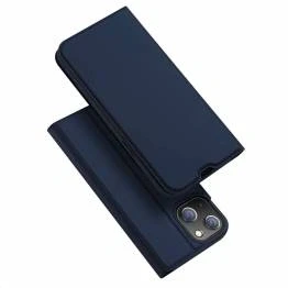 Billede af iPhone 14 DUX DUCIS skin pro læder cover Blå