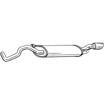 Billede af BOSAL 281 505 Lydpotte AUDI: TT Coupe