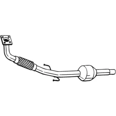 Billede af BOSAL 099 279 Katalysator Euro 3 med monteringsdele VOLKSWAGEN: Lupo / 3L, Polo III Hatchback