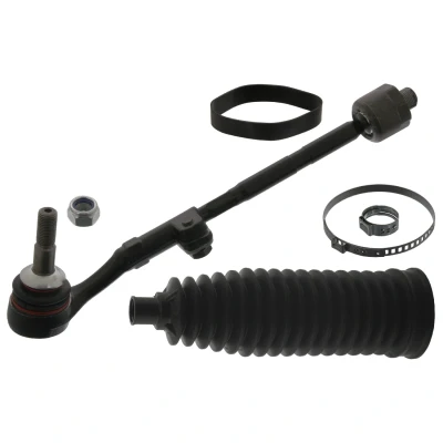 Billede af FEBI BILSTEIN 43507 Sporestang venstre foraksel med spændebånd, tætningsring, styremanchetter BMW: 3 Touring, Sedan, 1 Hatchback