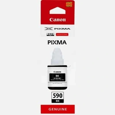 Billede af Canon GI 590 BK sort blækrefill 135 ml original 1603C001