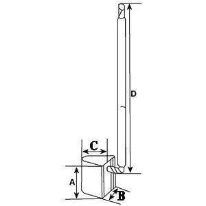 Billede af HC Cargo F 032 900 267 Kulbørste, starter 11,00mm