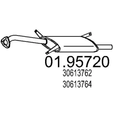 Billede af MTS 01.95720 Lydpotte 910 VOLVO: V40 Stationcar, S40 I