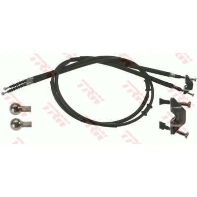 Billede af TRW GCH515 Håndbremsekabel 1760, 1580, 1550 Skivebremse OPEL: Astra H TwinTop, Hatchback, GTC
