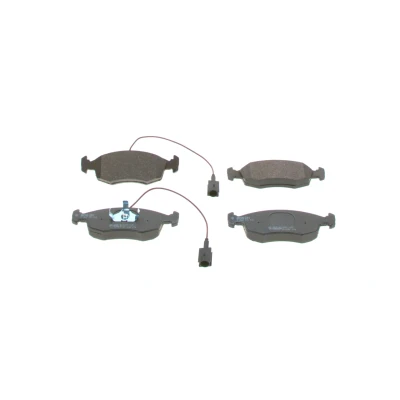 Billede af BOSCH 0 986 424 515 Bremseklodser Low Metallic med indbygget slidsensor anti knirke plade, stempelklips
