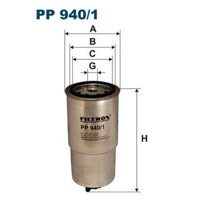 Billede af FILTRON PP 940/1 Brændstoffilter Påskruet filter BMW: 5 Sedan, Touring, 3 Sedan