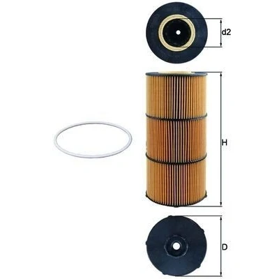 Billede af MAHLE ORIGINAL OX 832D Oliefilter Filterindsats