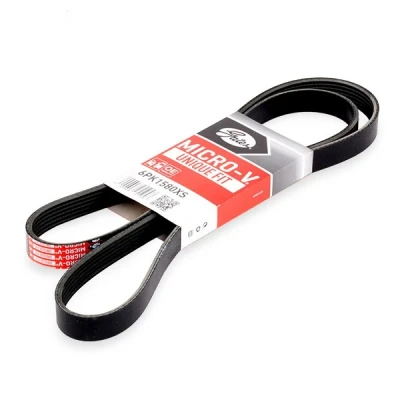 Billede af GATES 6PK1580XS Kileribberem 1580 6 Polyester, EPDM (ethyl propylen dien gummi) FleetRunner Micro V AUDI: A6 C6 Avant, A4 B8 Sedan
