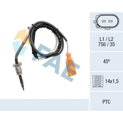 Billede af FAE 68064 Sensoren efter partikelfilter SEAT: Ibiza 4
