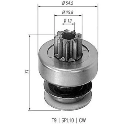 Billede af MAGNETI MARELLI 940113020061 Spidshjul, starter