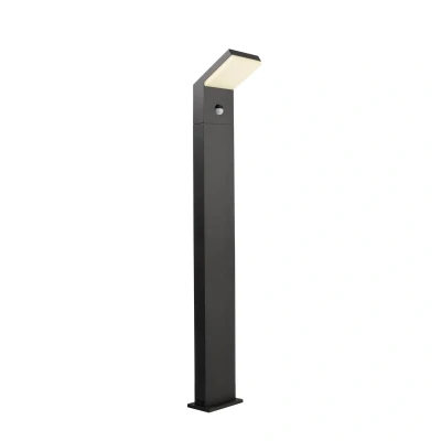Billede af LED gadelampe Tucanae, grå Højde 100 cm IP54 metal