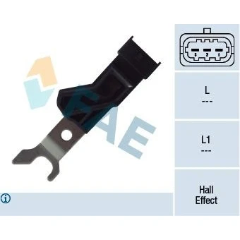 Billede af FAE 79121 Sensoren Hall princip OPEL: Vectra C CC, Astra G Zafira A