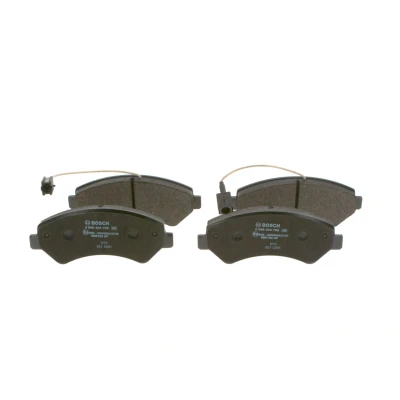 Billede af BOSCH 0 986 494 799 Bremseklodser Low Metallic med indbygget slidsensor anti knirke plade, monteringsvejledning