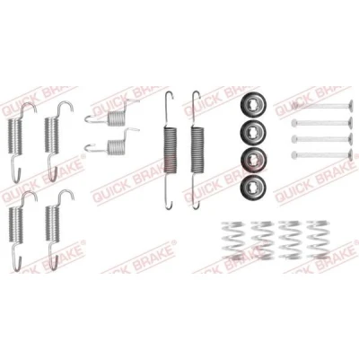 Billede af QUICK BRAKE 105 0025 Tilbehørssæt, parkeringsbremsebakker CHEVROLET: Epica Sedan, Lacetti Hatchback
