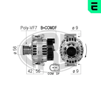 Billede af ERA 210730A Generator 14V 120A MERCEDES BENZ: C klasse Sedan, E T modell