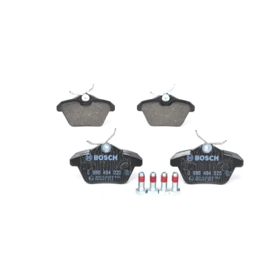 Billede af BOSCH 0 986 494 020 Bremseklodser Low Metallic med anti knirke plade, skruer tilbehør ALFA ROMEO: 156 Sportwagon, Sedan, 166