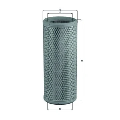 Billede af MAHLE ORIGINAL LX 147 Luftfilter 311,5 128,5 Filterindsats VOLKSWAGEN: Polo V Hatchback, GOLF 6, TRANSPORTER 4 Bus, MERCEDES BENZ: E klasse Sedan