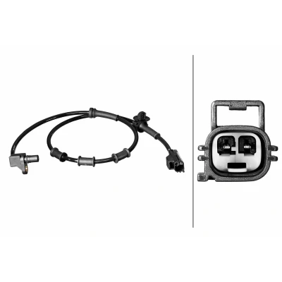 Billede af HELLA 6PU 358 218 911 ABS Sensor med klemme Impulssensor 2 polet 865mm
