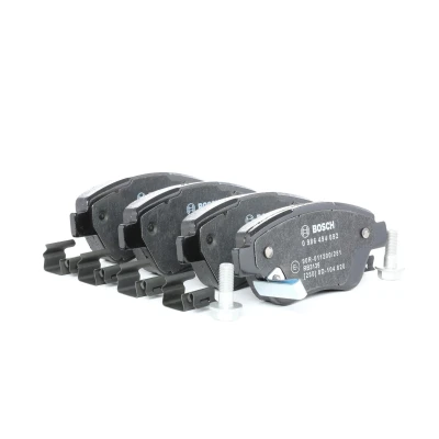 Billede af BOSCH 0 986 494 092 Bremseklodser Low Metallic med akustisk advarsel for slid anti knirke plade, skruer fjeder, tilbehør