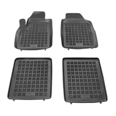 Billede af REZAW PLAST 201502 Gulvmåttesæt Gummi foran og bagved 4 sort Skrædderlavet FIAT: Panda II Hatchback