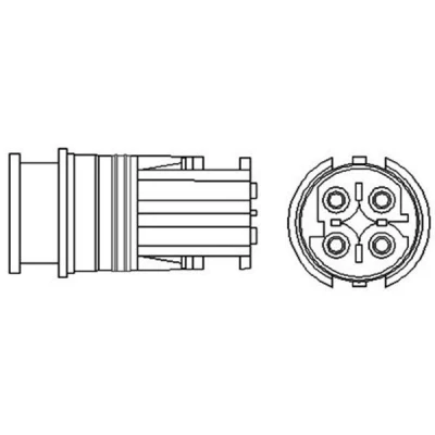 Billede af MAGNETI MARELLI 466016355060 Lambdasonde opvarmet 4 MERCEDES BENZ: C klasse Sedan, T modell, CLK Coupe