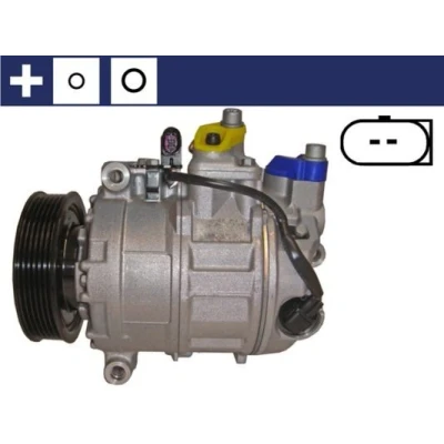 Billede af MAHLE ORIGINAL ACP 110 000S Kompressor 7SEU17C 12 PAG 46 R 134a med tætningsring AUDI: Q7
