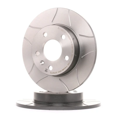 Billede af BREMBO MAX LINE 08.7627.75 Bremseskiver 264 10 5 fuldstændigt, opslidset coatet med skruer OPEL: Astra G CC, Zafira A, H Caravan
