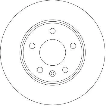 Billede af TRW DF6915 Bremseskiver 264 10 5 110 fuldstændigt lakeret OPEL: Zafira B