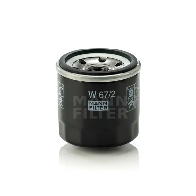 Billede af MANN filter W 67/2 Oliefilter 3/4 16 UNF med en returløbs stop ventil Påskruet SUZUKI: Alto VI, Baleno II Hatchback, SWIFT 4, CHEVROLET: Matiz