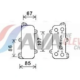 Billede af PRASCO VN3392 Olieradiator VOLKSWAGEN: Touareg I, Multivan 5 (7HM, Transporter