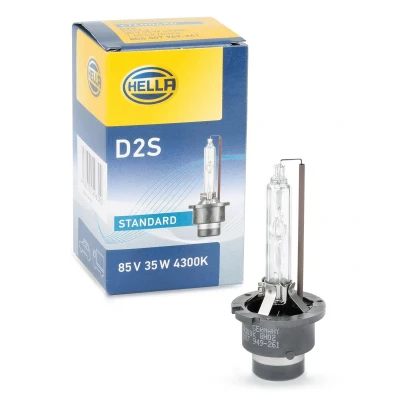 Billede af HELLA 8GS 007 949 261 Pære, fjernlys D2S 85V 35w 4300K xenon AUDI: A8 D3, TT Coupe, A4 B6 Avant, MERCEDES BENZ: E klasse Sedan, ML