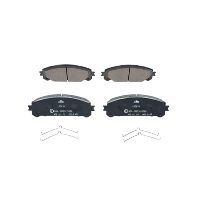 Billede af ATE Ceramic 13.0470 5634.2 Bremseklodser uden indbygget slid advarselskontakt med tilbehør TOYOTA: RAV4 IV SUV, Camry VIII Sedan, LEXUS: RX III
