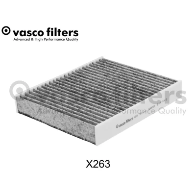 Billede af DAVID VASCO X263 Kabinefilter Aktivkulfilter 241mm 204mm 36mm OPEL: Insignia A Sports Tourer, Astra J Karl, CHEVROLET: Spark
