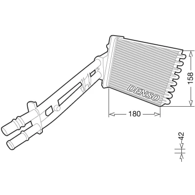 Billede af DENSO DRR09043 Varmeveksler